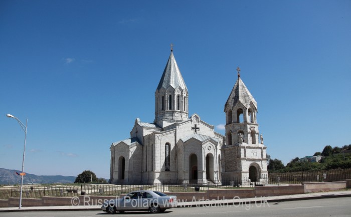 Ghazanchetsots cathedral Shushi Artsakh Nagorno Karabakh